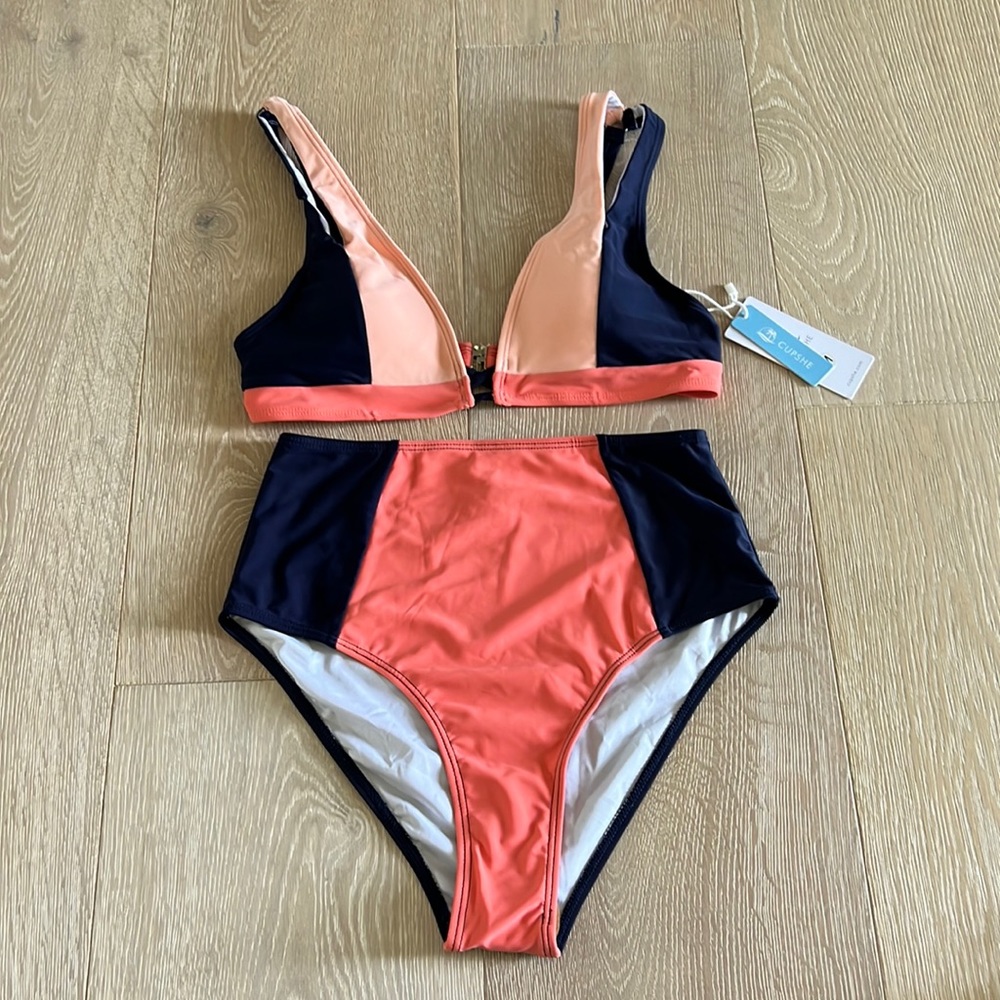 NWT Colorblock Cupshe Bikini